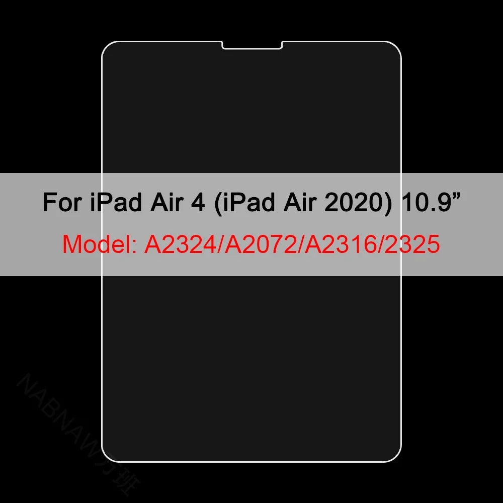 3pcs Screen Protector For iPad 10th 10.9 Pro 11 12.9 Air 5 4 3 Mini 6 Soft Hydrogel Film For iPad 10.2 7 8th 9th Protective Film