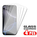 1/2/3/4Pcs For iPhone 17 Pro Max Glass iPhone 17 Tempered Glass Transparent Clear 9H Protective Screen Protector iPhone 17 Air