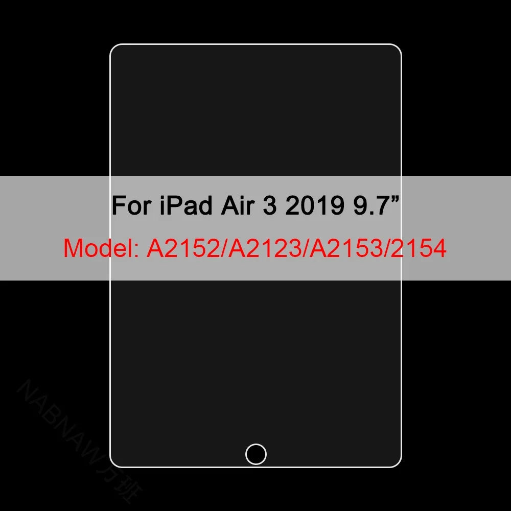 3pcs Screen Protector For iPad 10th 10.9 Pro 11 12.9 Air 5 4 3 Mini 6 Soft Hydrogel Film For iPad 10.2 7 8th 9th Protective Film