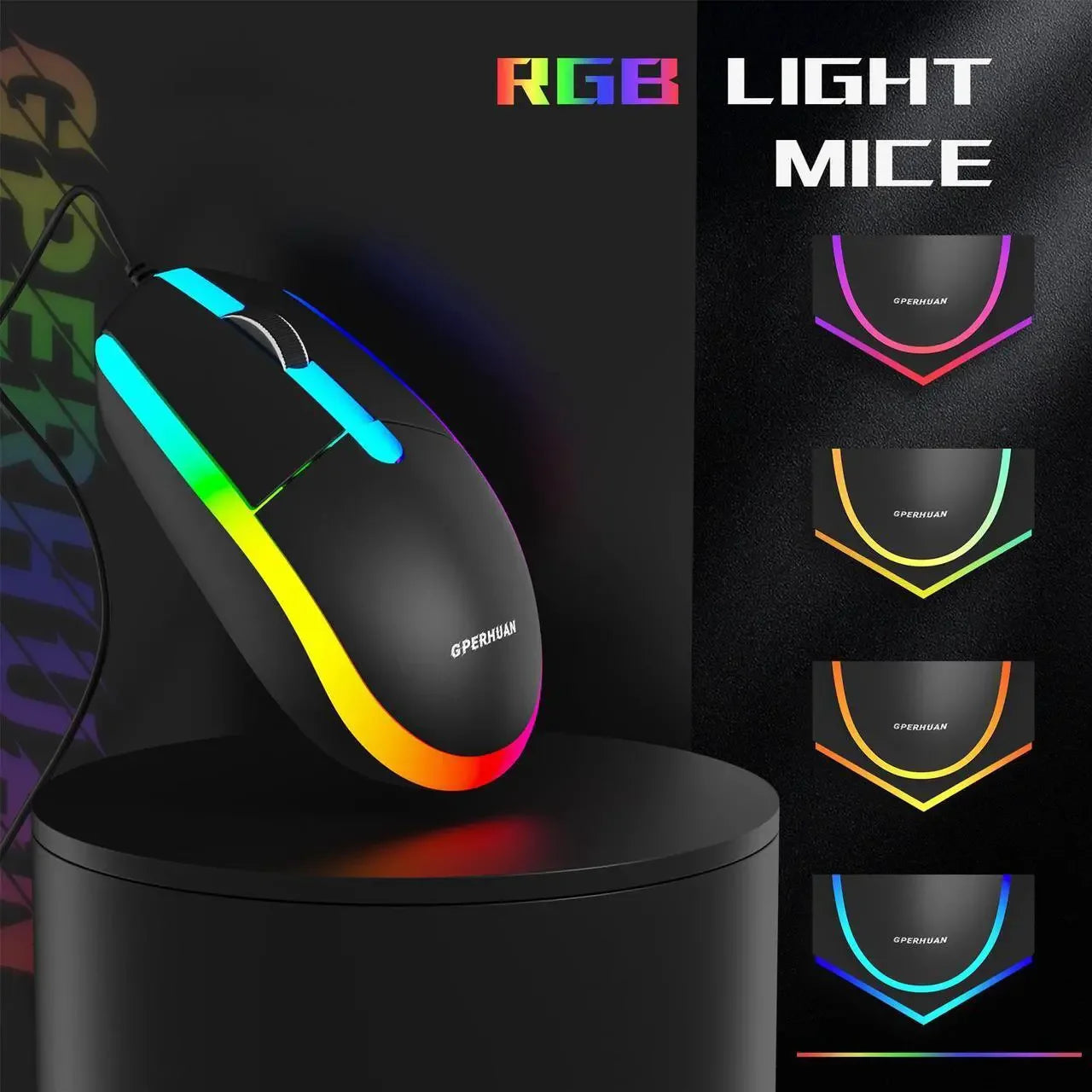 Wired Gaming Keyboard and Mouse Headset Combo,Rainbow LED Backlit Wired Keyboard,Over Ear Headphone with Mic