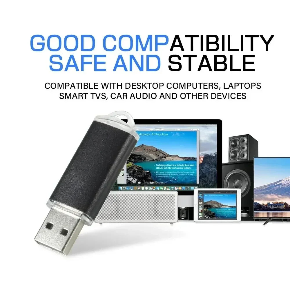 USB Flash Drive 64GB 32GB 16GB Pen Drive High Speed USB 2.0 Flash Memory U Stick Memorias USB2.0 128GB 8GB Pendrive Flash Disk