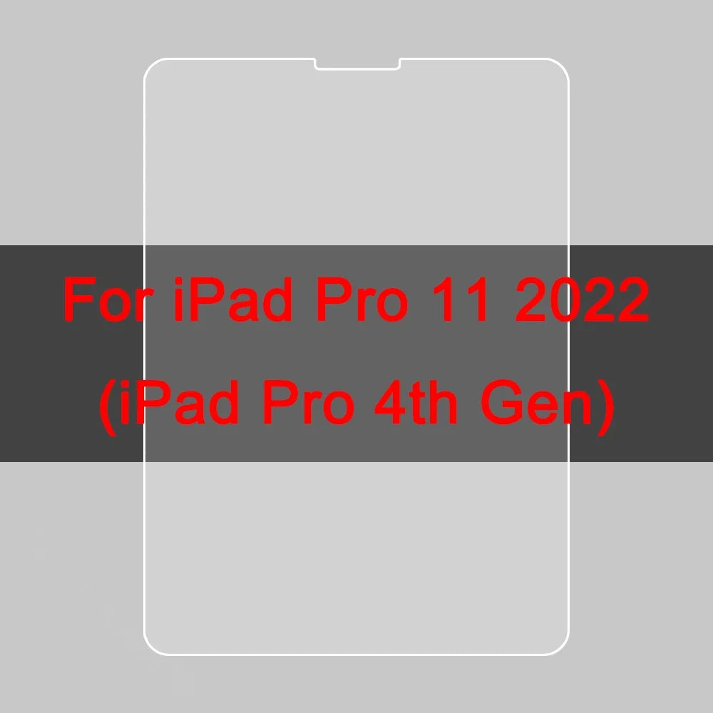 3pcs Screen Protector For iPad 10th 10.9 Pro 11 12.9 Air 5 4 3 Mini 6 Soft Hydrogel Film For iPad 10.2 7 8th 9th Protective Film