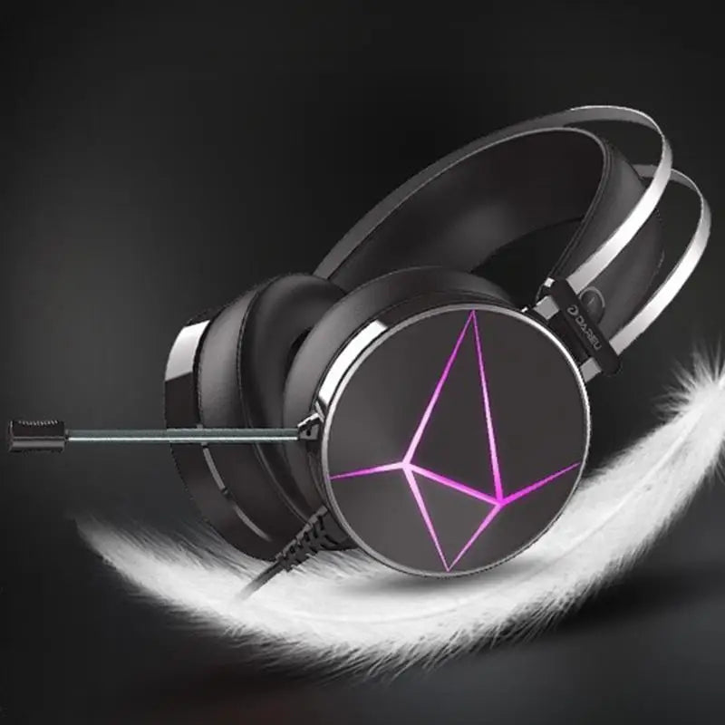 Y1UB Gaming Headphone Headset 7.1 Surround Sound RGB LED Stylish New for Computer