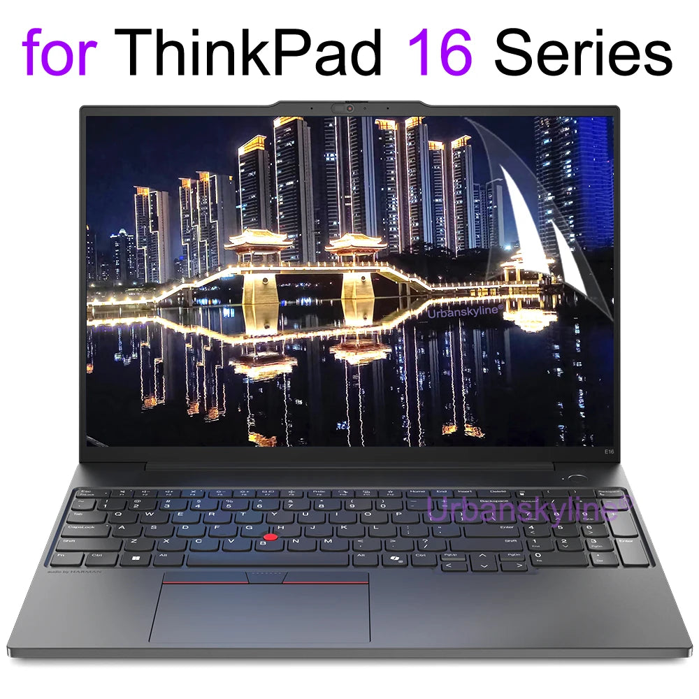 Screen Protector for Lenovo ThinkPad 16 Z16 P16 P1 P16s P16v E16 L16 T16 Gen 8 7 6 5 4 3 HD Clear Guard Matte Frosted Skin Film