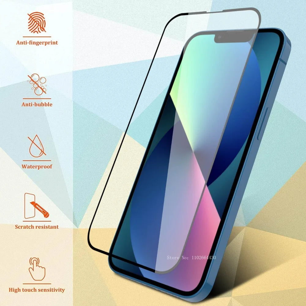2 Pieces 9H Screen Protector for Samaung Galaxy A56 Protective Glass FIlm Glossy Finish Ultra Clear for Galaxy A56 Tempered Film