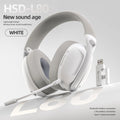 SMAILWOLF L80 Tri-Mode Wireless Gaming Headset Bluetooth 2.4G Lightweight Headphones With Microphone For PC Laptop Sports