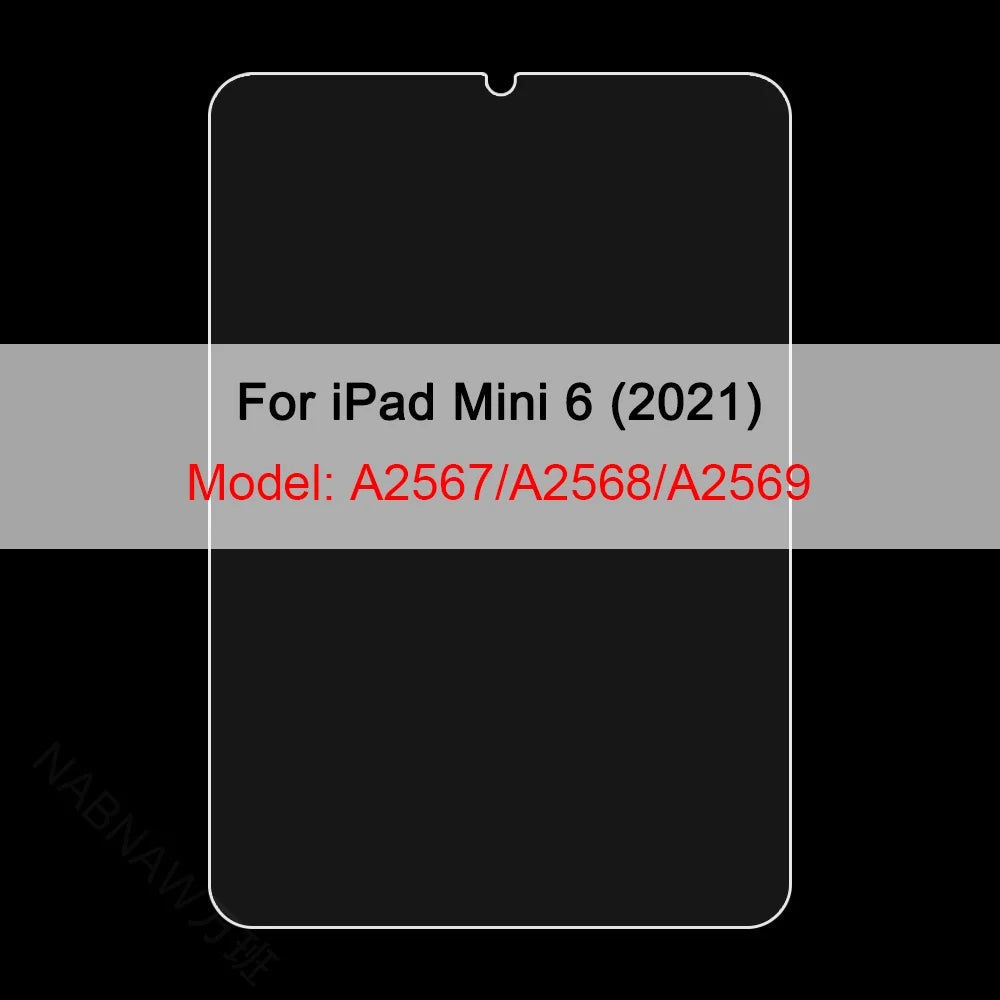3pcs Screen Protector For iPad 10th 10.9 Pro 11 12.9 Air 5 4 3 Mini 6 Soft Hydrogel Film For iPad 10.2 7 8th 9th Protective Film