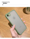 The New Anti-drop 2 in 1 Case For iphone SE 2020 Phone Case for iphone 7 8 SE2 2020 2022 Frosted Fine Pore Skin Protection Cases