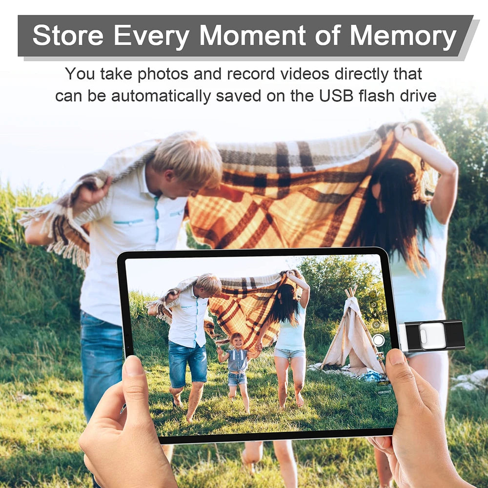 Flash Drive USB 3.0, Phone USB Stick, USB Stick 256GB 128GB 64GB 3 in 1 USB Stick for Phone, USB Flash Drive 32GB Memory Stick
