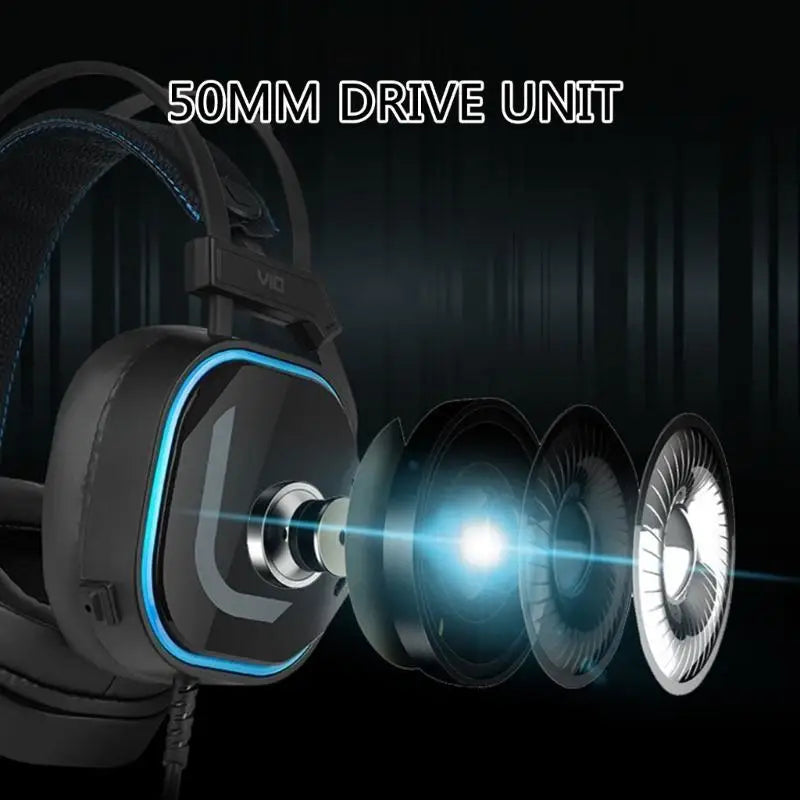 R53C Ergonomic Gaming Headphones with Surround Sound & Comfortable Fit for Gamers