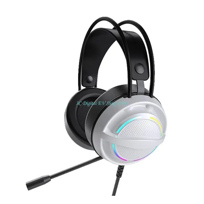 E74D Gaming Headset with Microphone Game Headphones with 7.1 Surround Sound Earphone