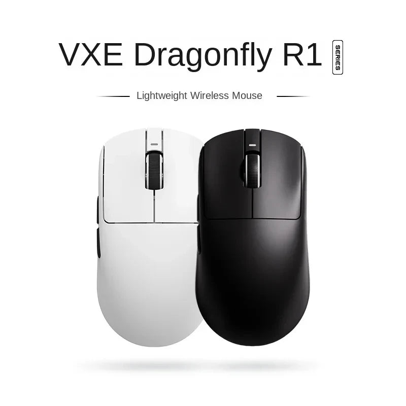 VXE Dragonfly R1 Pro  Sensor Wireless Mouse Nordic Paw3395 52840 2khz Smart Speed X Low Delay Office Gamer Pc Gaming Mouse
