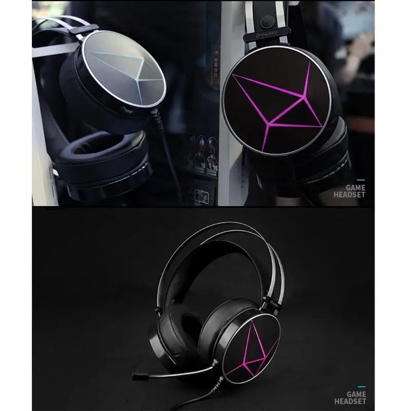 Y1UB Gaming Headphone Headset 7.1 Surround Sound RGB LED Stylish New for Computer