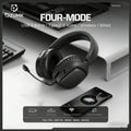 BZUMK GT808 Headset Style Three-Mode Headphones Adjustable Comfortable Padded Overhead Gaming Headsets with Microphone
