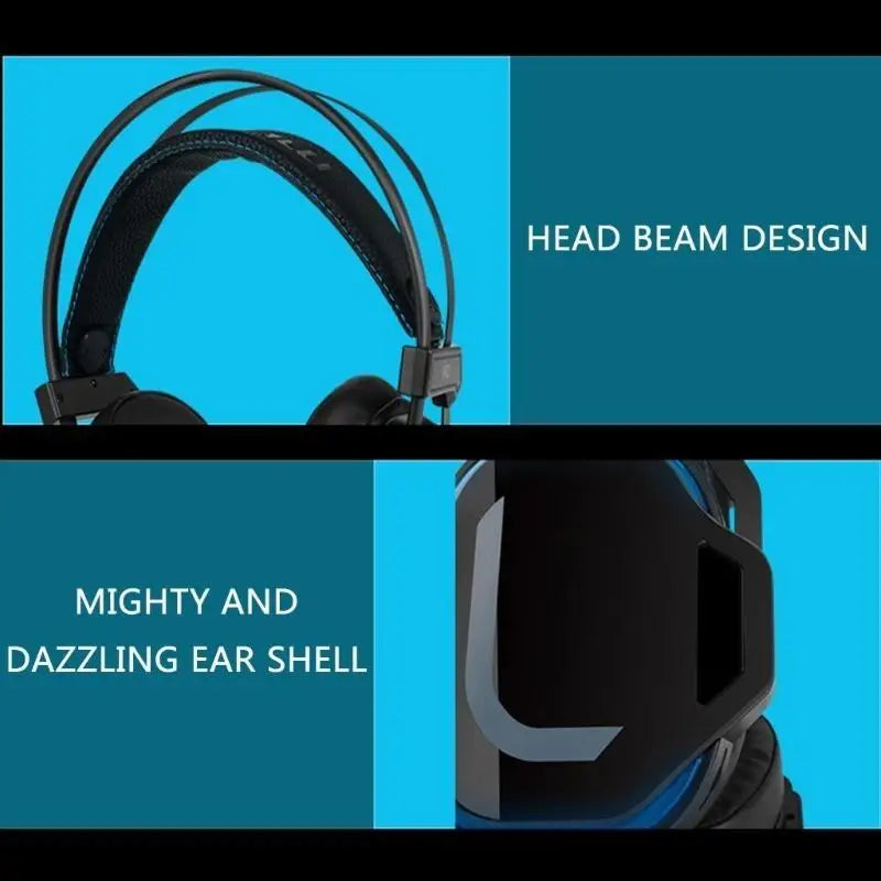R53C Ergonomic Gaming Headphones with Surround Sound & Comfortable Fit for Gamers